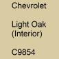 Preview: Chevrolet, Light Oak (Interior), C9854.